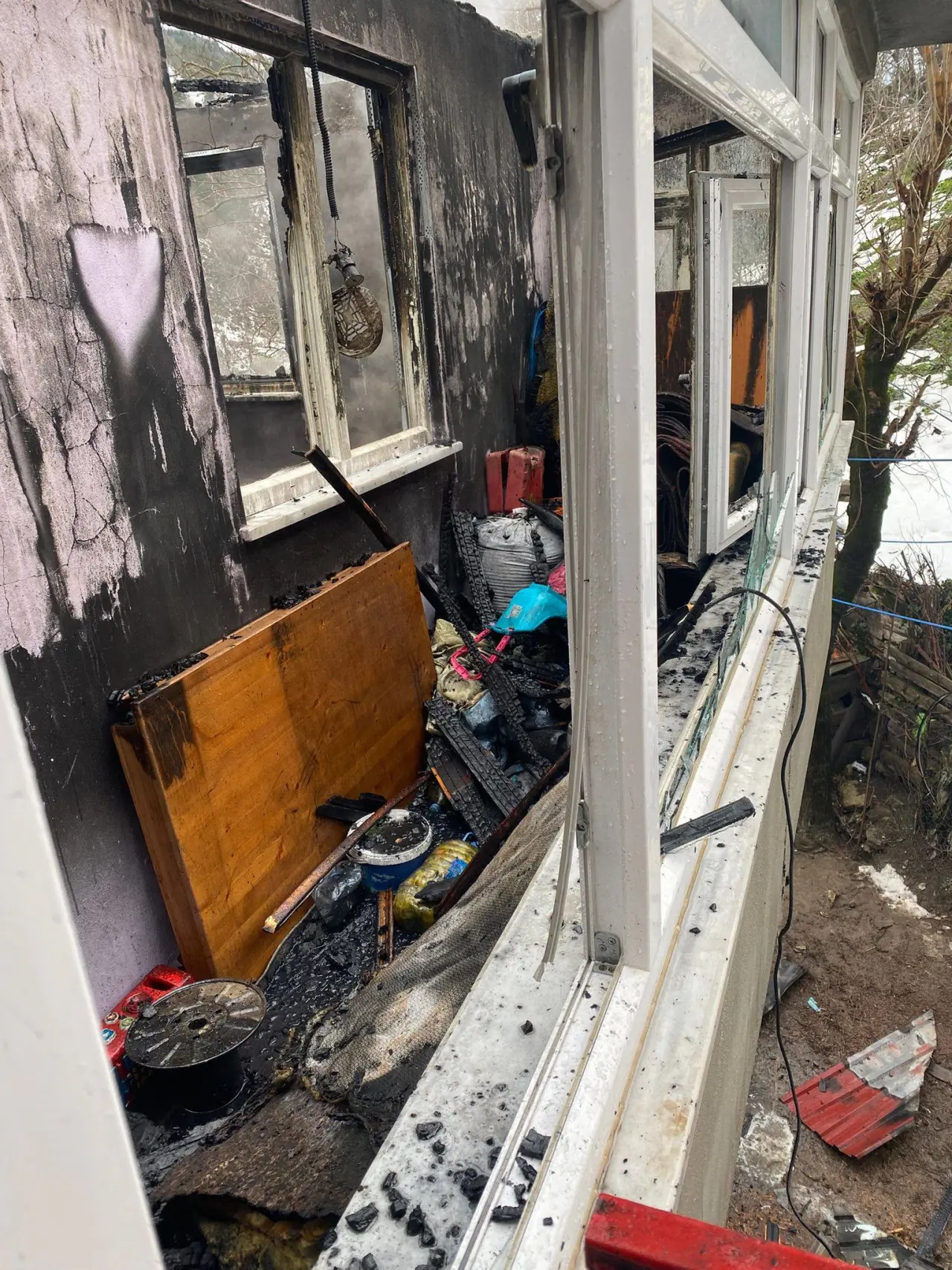 Şenpazar’da korkutan yangın! İki katlı ev küle döndü 1