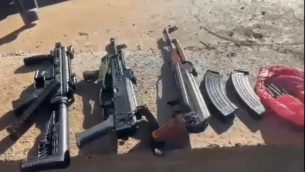 Şanlıurfa’da çok sayıda silah ele geçirildi, 7 gözaltı 2