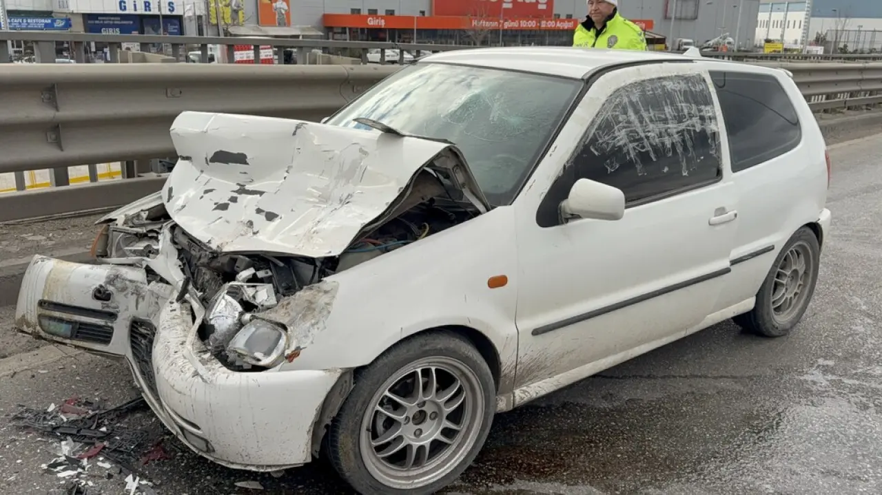Samsun’da viyadükte korkunç kaza! Kazadan geriye bu görüntüler kaldı 3
