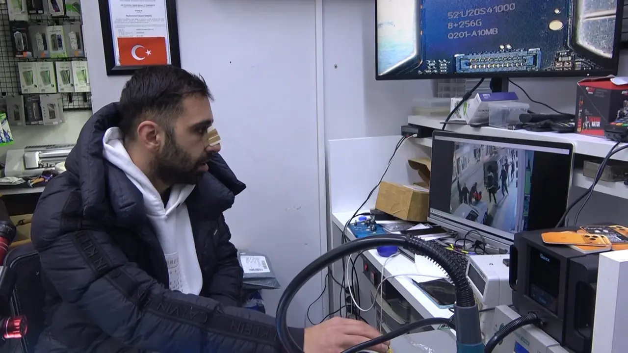 9 kişilik grup esnafa saldırdı! İşyerindeki dehşet anları kamerada 5