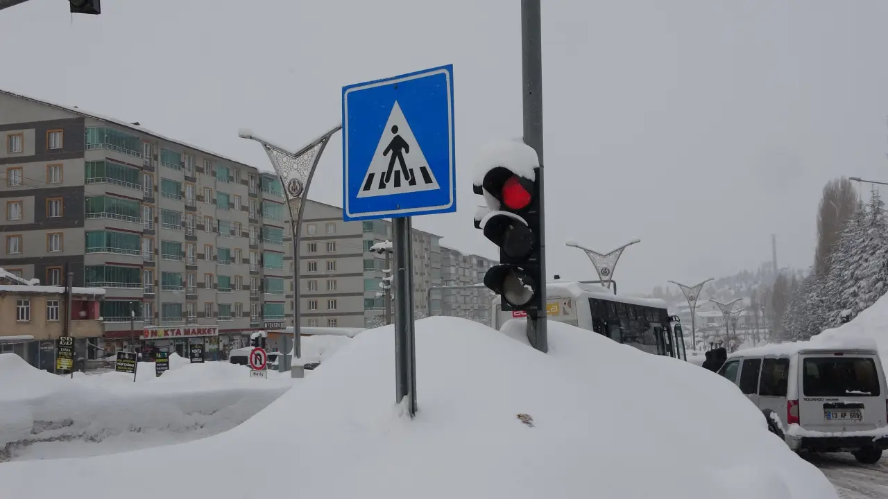 Kar Bitlis’i felç etti! 314 köy ulaşıma kapandı, evler kar altında kaldı 3