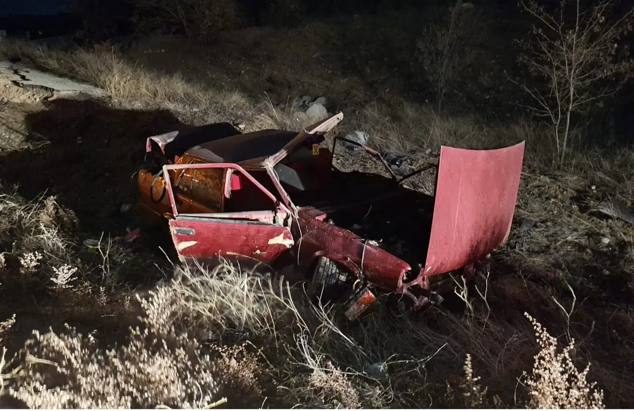 Konya Beyşehir’de facia! Araç kontrolden çıktı, defalarca takla attı 1