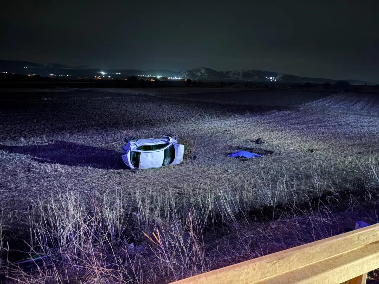 Kayseri-Malatya yolunda can pazarı! Otomobil şarampole yuvarlandı, 1 ölü 4 yaralı 1