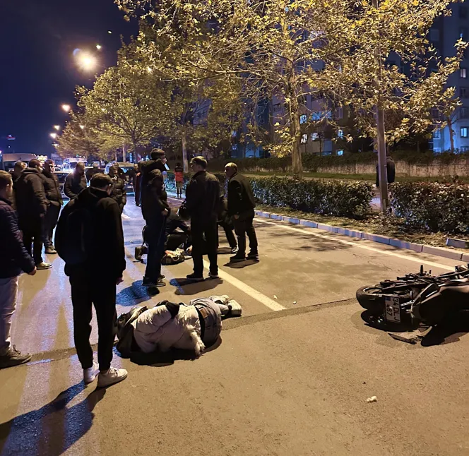 Tekirdağ’da feci kaza! Motosiklet otomobille çarpıştı